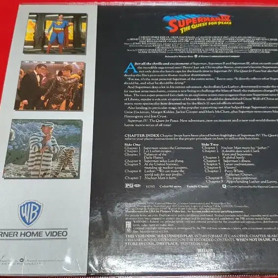 [BUNJANG] Superman IV: The Quest for Peace LaserDisc / LD ; 슈퍼맨 
