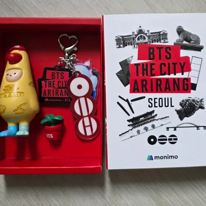 [BUNJANG] BTS THE CITY ARIRANG SEOUL Figure &amp; Keyring / BTS THE CITY ARIRANG SEOUL 피규어 + 키링