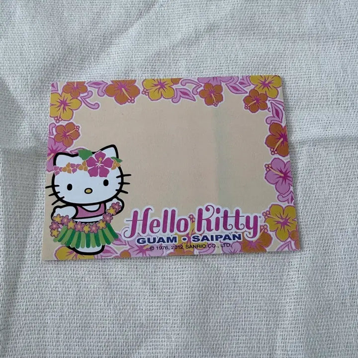 [BUNJANG] Hawaii Kitty Guam Kitty Vintage Memo Pad / 하와이키티 괌키티 고전 메모지 키티고전