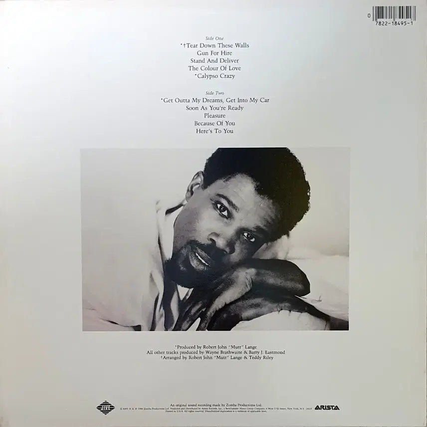 [BUNJANG] Billy Ocean Tear Down These Walls LP (1988) / LP ㅡ BILLY OCEAN  / 미국음반
