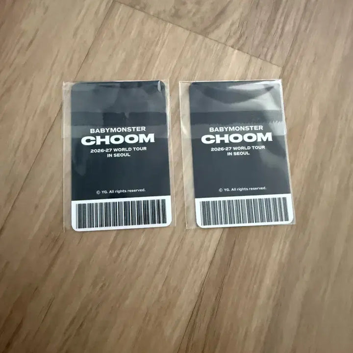 [BUNJANG] BABYMONSTER Rora Chiquita Weverse Lucky Draw Photocard Bundle Set / 베이비몬스터 로라 치키타 위버스 5만원 특전 2장 일괄 판매 합니다ㅎㅎ