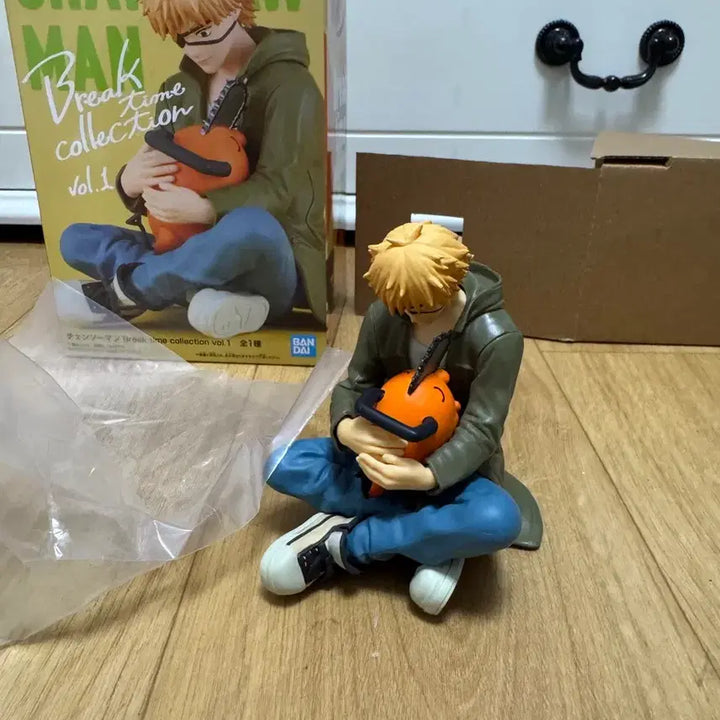 [BUNJANG] Chainsaw Man Break Time Denji &amp; Pochita Figure / 체인소맨 브레이크타임 덴지 포치타