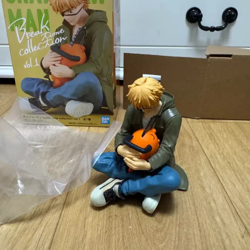 [BUNJANG] Chainsaw Man Break Time Denji &amp; Pochita Figure / 체인소맨 브레이크타임 덴지 포치타 피규어