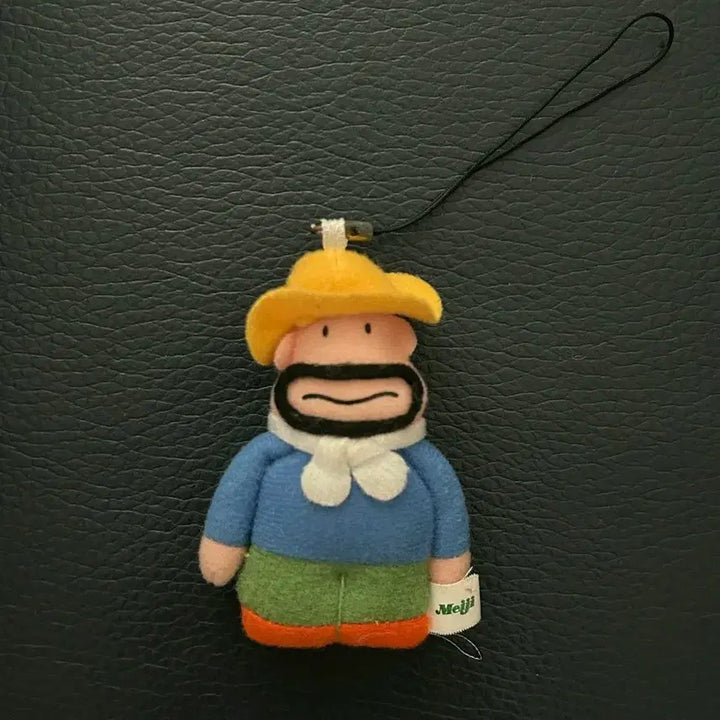 [BUNJANG] Uncle Cal Classic Mascot Doll Keyring / 칼아저씨 고전 마스코트 인형 키링 초레어