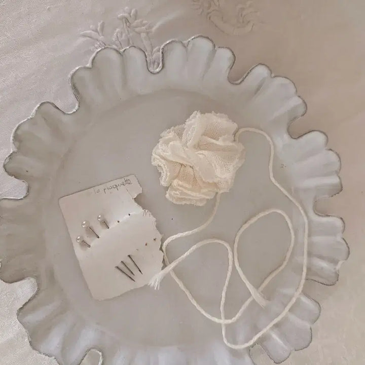 [BUNJANG] Cream Mini Fabric Flower / 미니 패브릭플라워