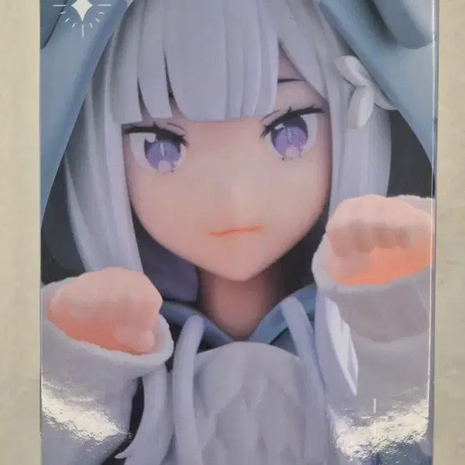 [BUNJANG] Re:Zero Emilia Mofumofu Park Figure / 리제로 에밀리아 모후모후 파크 피규어