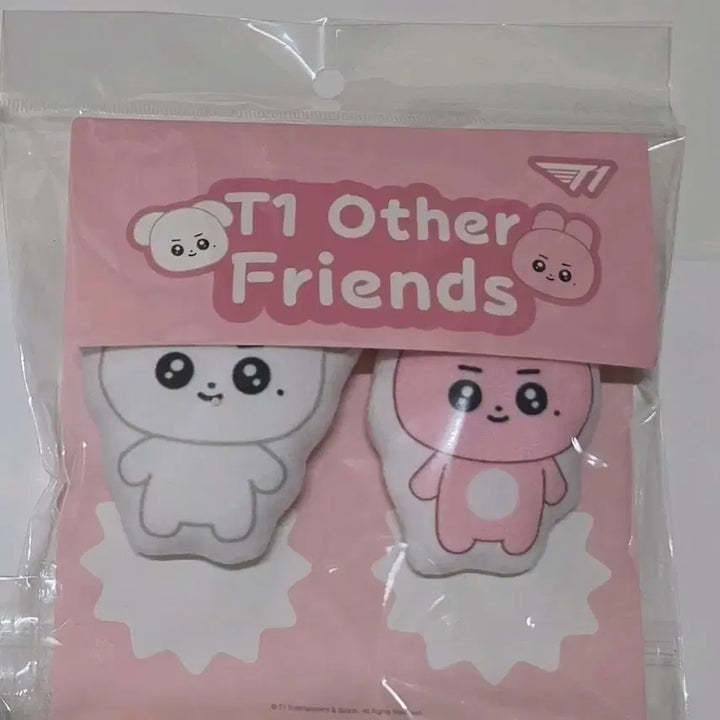 [BUNJANG] T1 Keria Doll Cherry Blossom Edition Cushion Keyring Bundle / 티원 케리아 인형 벚꽃 에디션 만우절 쿠션 키링 양도 T1 keria