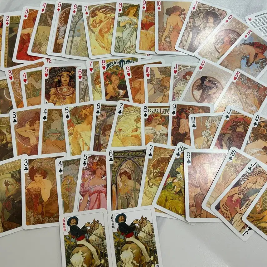 [BUNJANG] Alphonse Mucha Trump Card Deck / 알폰스무하 트럼프카드