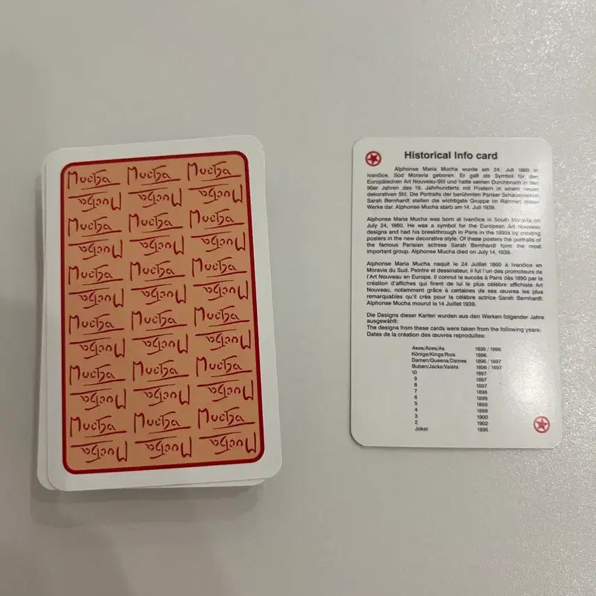 [BUNJANG] Alphonse Mucha Trump Card Deck / 알폰스무하 트럼프카드