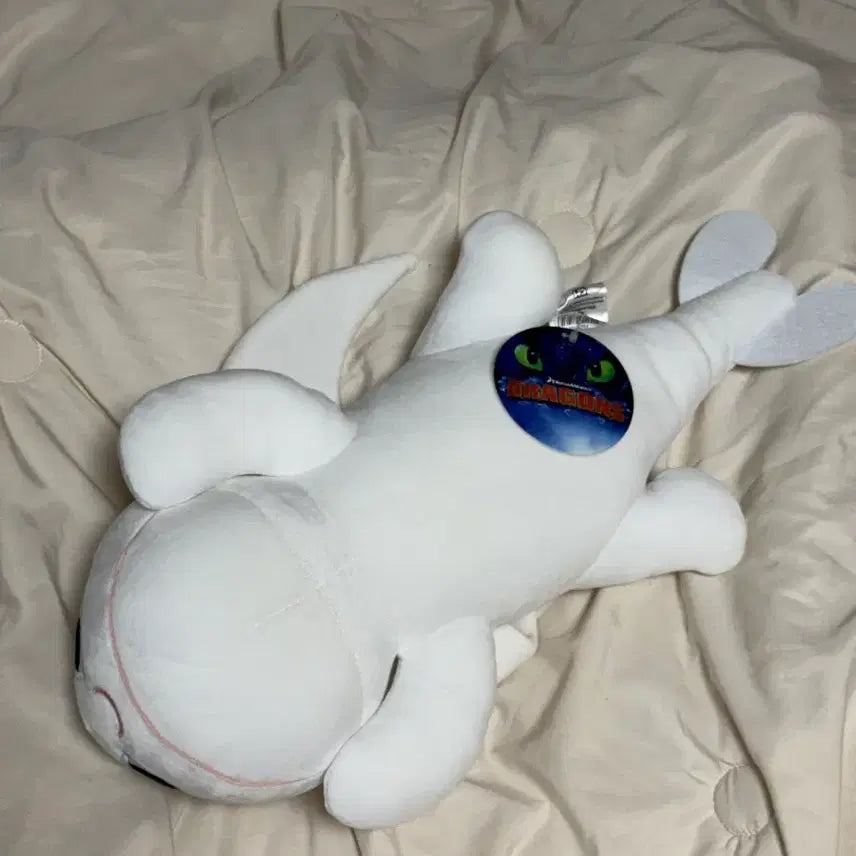 [BUNJANG] How to Train Your Dragon Light Fury Plush Toy / 드래곤 길들이기 라이트 퓨리 인형