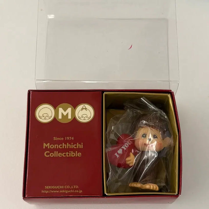 [BUNJANG] Vintage Monchhichi Heart Figure Unused / 고전 몬치치 피규어 미사용