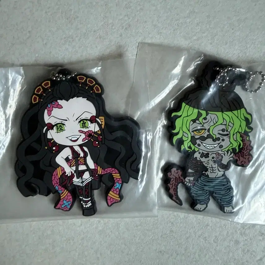 [BUNJANG] Demon Slayer Kyutaro Rubber Charm Set / 귀멸의칼날 제일복권 다키 규타로 러버챰 일괄