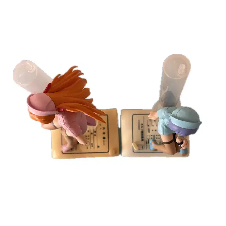 [BUNJANG] Evangelion Classic Nurse Figure Asuka &amp; Rei Bundle Set / 에반게리온 고전 간호사 피규어 레이 아스카 일괄