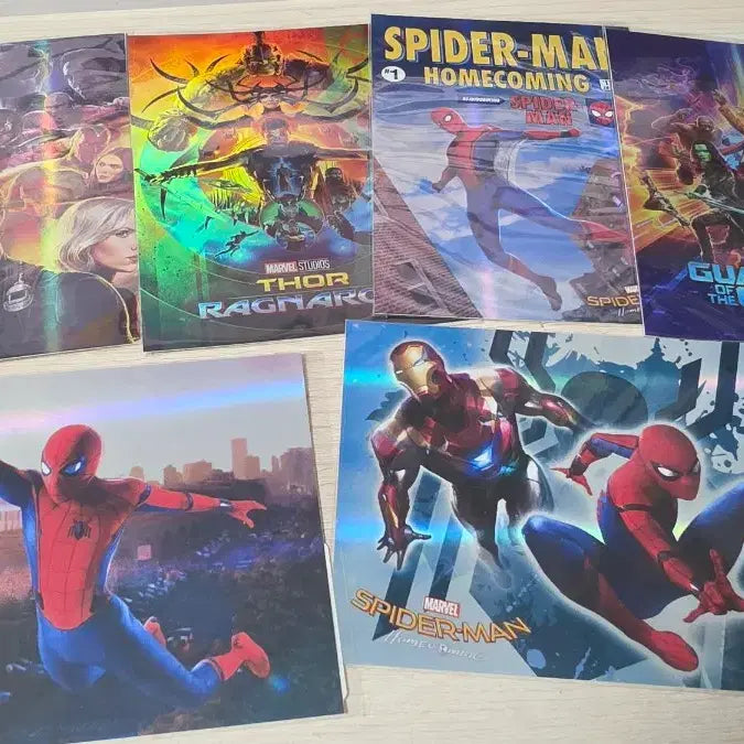 [BUNJANG] Marvel Holographic Postcard Bundle Set / 마블 홀로그램 엽서 일괄