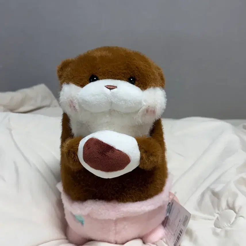 [BUNJANG] Wuso Wuso Jang Dark Brown 27cm Plush Doll / 겨울간식 우소우소짱 다크브라운 27cm