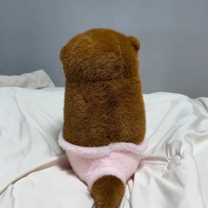 [BUNJANG] Wuso Wuso Jang Dark Brown 27cm Plush Doll / 겨울간식 우소우소짱 다크브라운 27cm