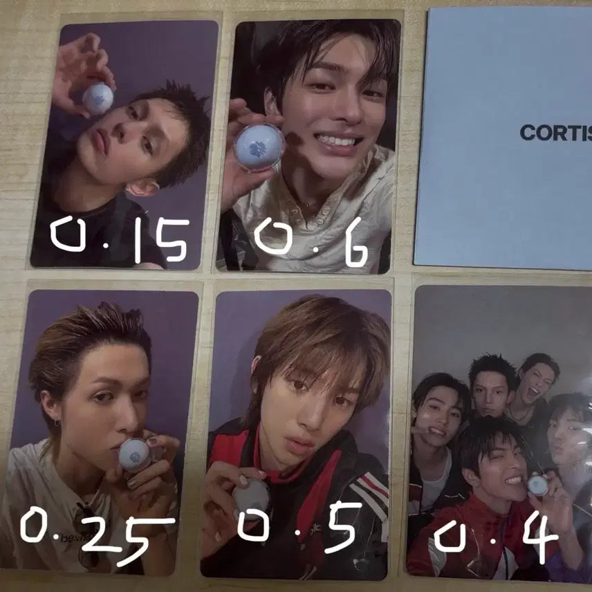 [BUNJANG] Blue Lips Photocard (Seonghyun Excluded) / 코르티스 블루립 포카 양도