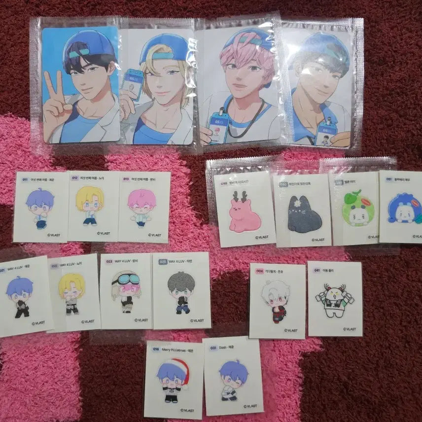 [BUNJANG] PLAVE GS25 Sticker Set &amp; Photocard Bundle Set / 플레이브 GS25 띠부씰, 포카 일괄