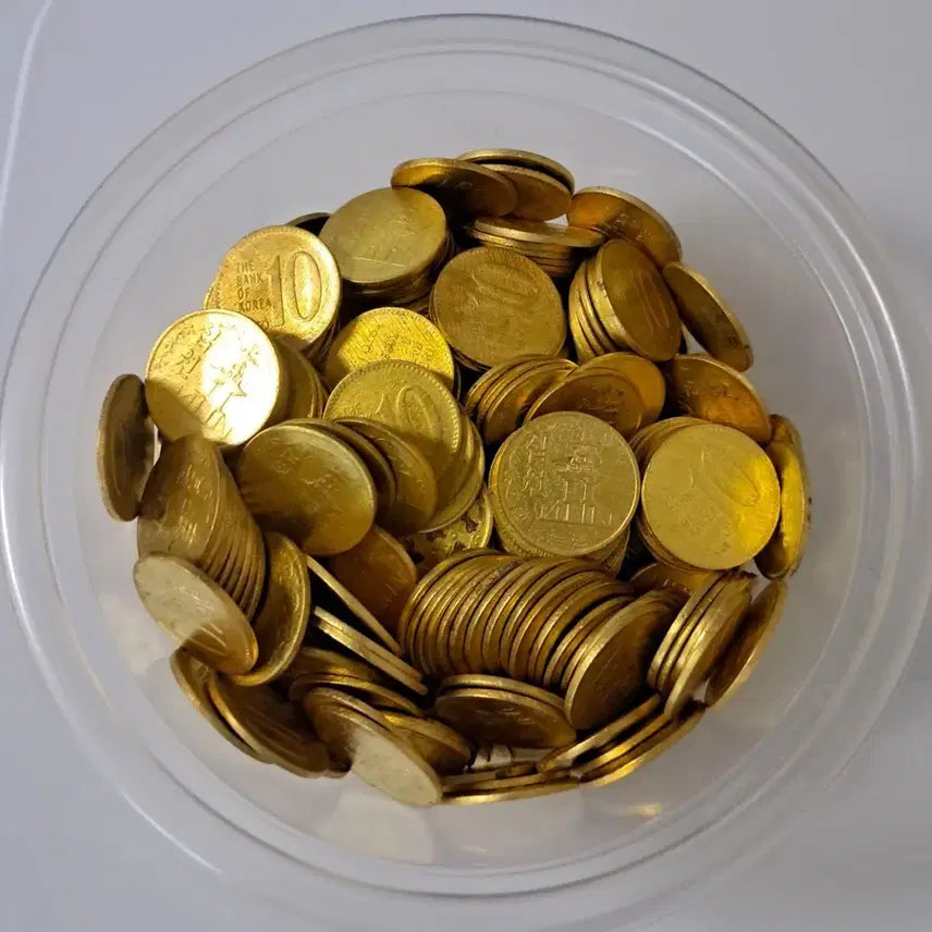 [BUNJANG] 1970 Brass 10 Won Coin Bundle (400 Pieces) / 1970년 10원 황동 400개