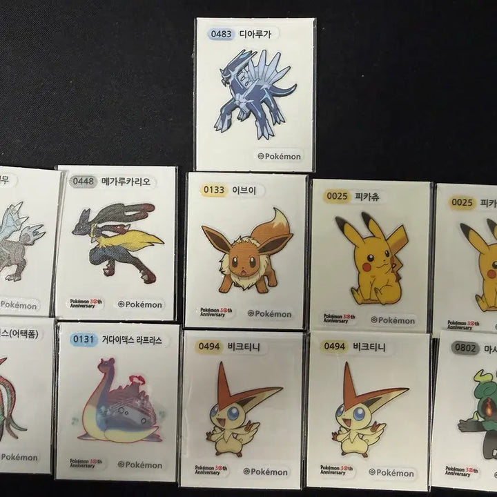 [BUNJANG] Pokemon 30th Anniversary Stickers / 포켓몬 띠부씰 30주년