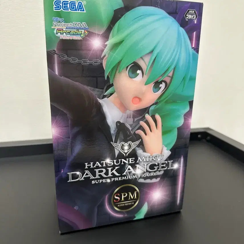 [BUNJANG] Sega Hatsune Miku Dark Angel Figure (Sealed) / (미개봉) 세가 하츠네 미쿠 다크엔젤 피규어