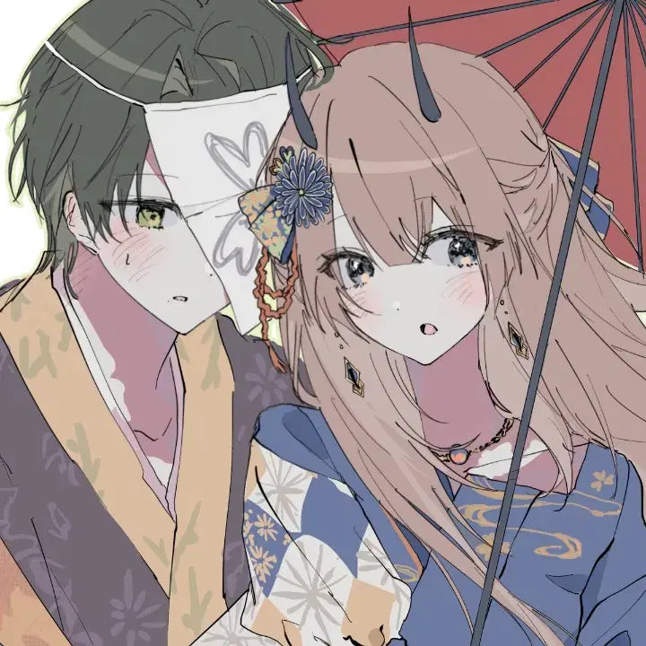 [BUNJANG] 2-Person Couple Doodle Art Commission / 2인 페어 낙서 그림 커미션