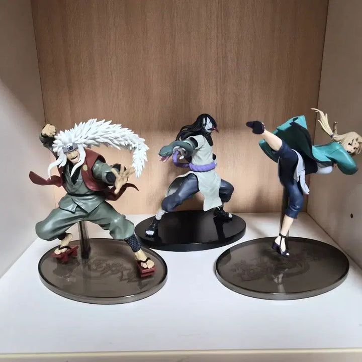 [BUNJANG] Naruto Jiraiya, Tsunade, Orochimaru Legendary Sannin Bundle Set Figures / (일괄)나루토 지라이야 츠나데 오로치마루 전설의 삼닌자 피규어