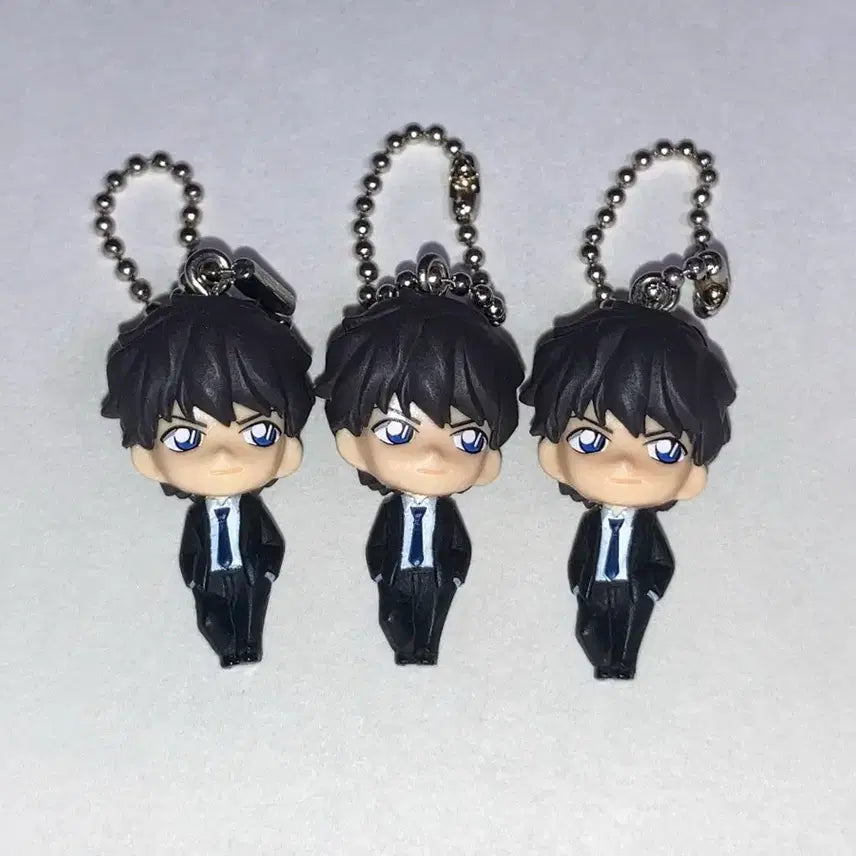 [BUNJANG] Detective Conan Jinpei Matsuda Swing Gacha Figure Keyring Set / 명탐정코난 마츠다 진페이 송보윤 스윙 가챠 피규어 키링 세트