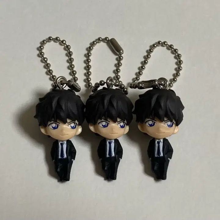 [BUNJANG] Detective Conan Jinpei Matsuda Swing Gacha Figure Keyring Set / 명탐정코난 마츠다 진페이 송보윤 스윙 가챠 피규어 키링 세트