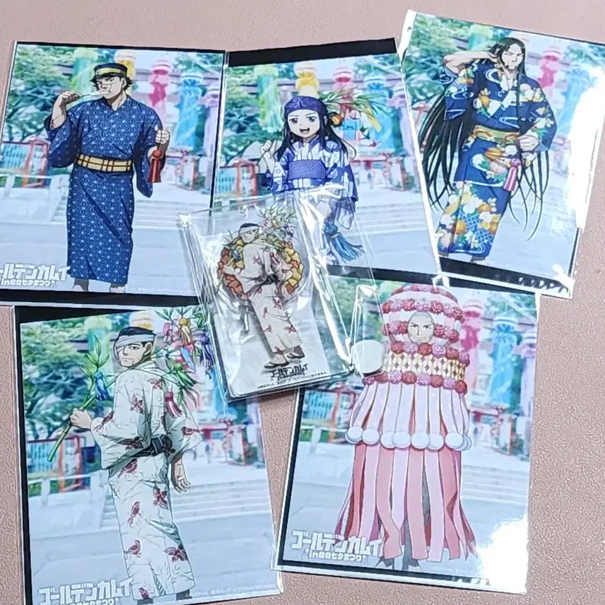 [BUNJANG] Golden Kamuy Sendai Festival Secret L-Plate Snap/Ogata Keychain / 골든카무이 센다이 축제 시크릿 L판 스냅/오가타 키링