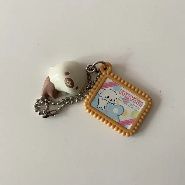 [BUNJANG] Mamegoma Chocolate Keychain / 마메고마 초코 키링