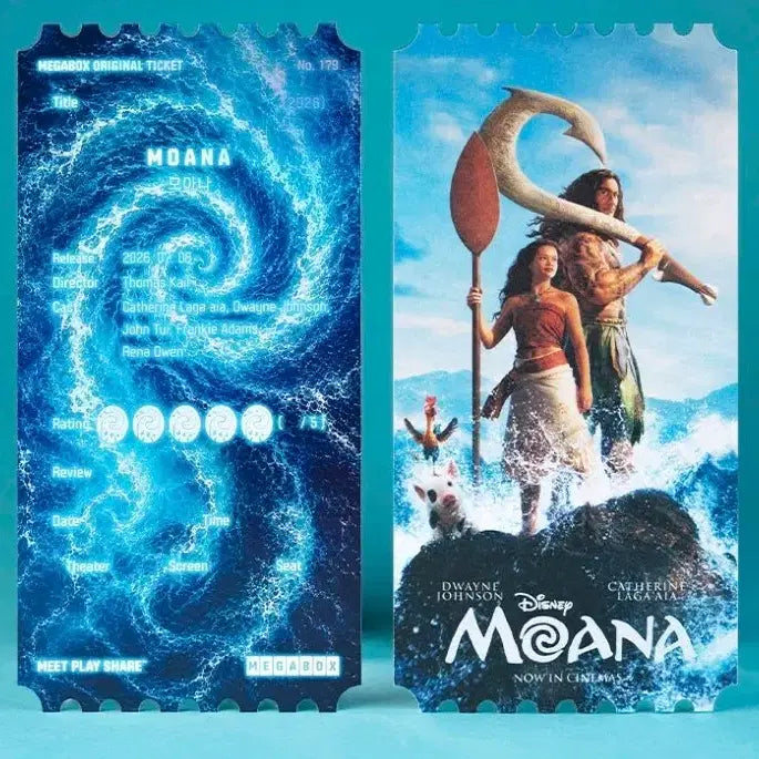 [BUNJANG] Moana Original Ticket / 모아나 오리지널 티켓