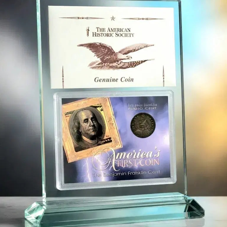 [BUNJANG] 1787 Benjamin Franklin Cent Restrike Coin / 무척귀한 무려250년 전 1787년 발행 미 최초의 restrike주화