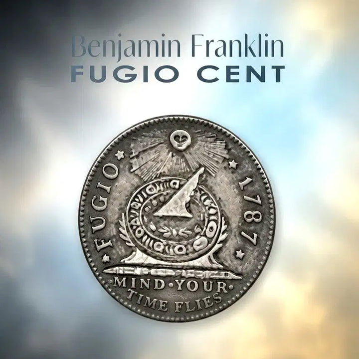 [BUNJANG] 1787 Benjamin Franklin Cent Restrike Coin / 무척귀한 무려250년 전 1787년 발행 미 최초의 restrike주화