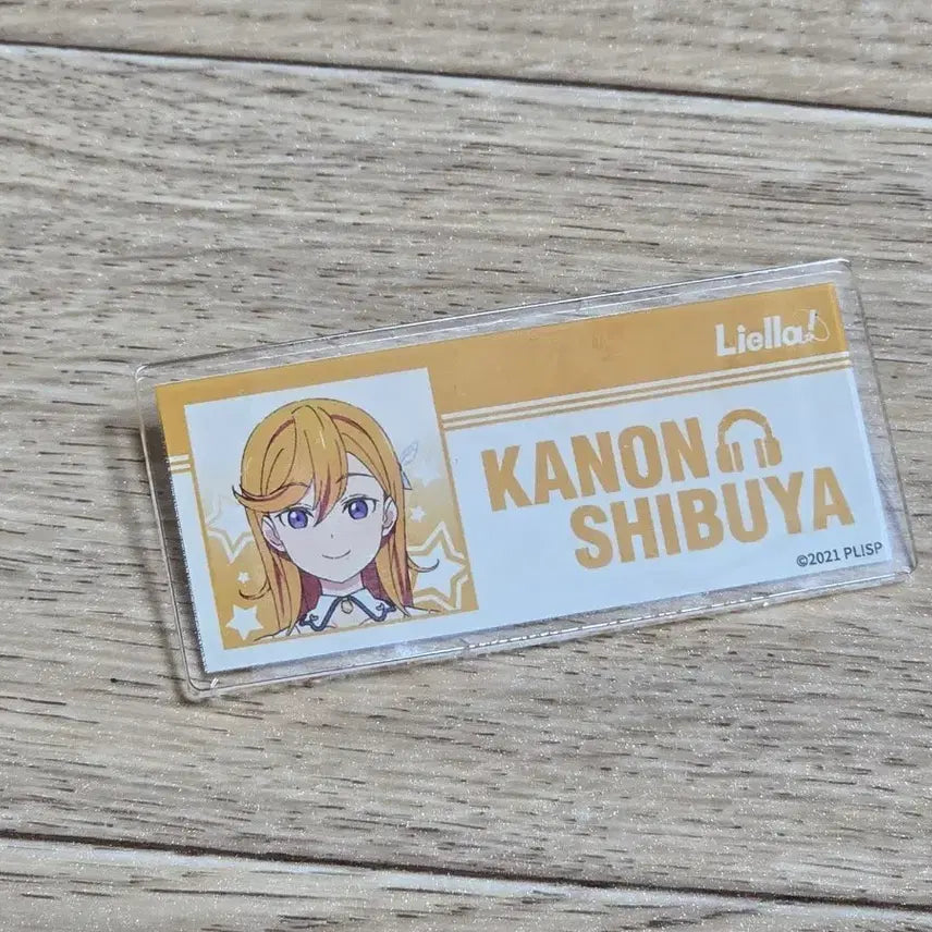 [BUNJANG] Love Live! Superstar!! Kanon Shibuya Acrylic Name Tag / 러브라이브 슈퍼스타 카논 아크릴 명찰