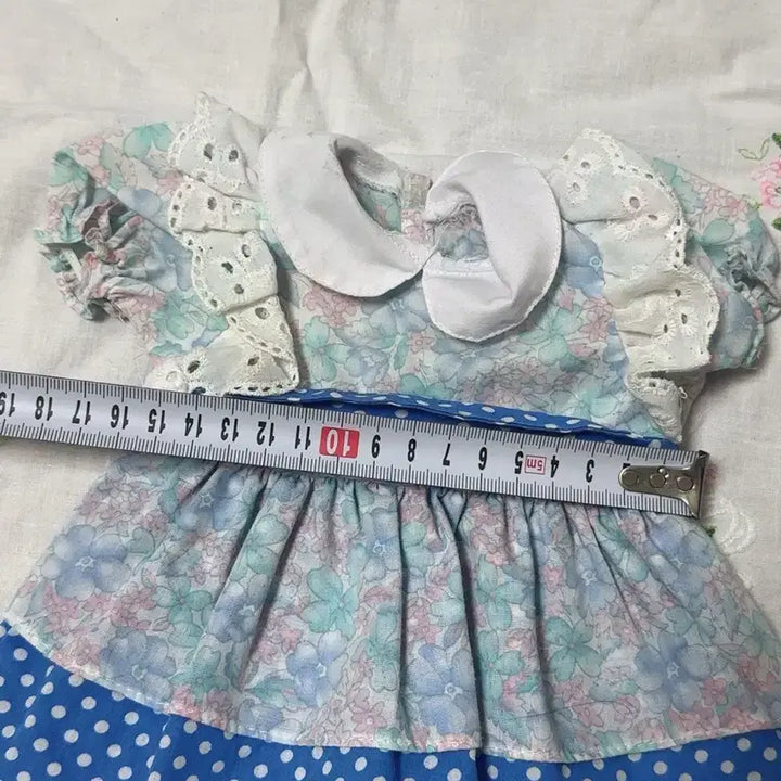 [BUNJANG] Vintage Doll Clothes (Blue, Large Size) / 빈티지 인형옷 (빈티지 잠토 대형 사이즈)