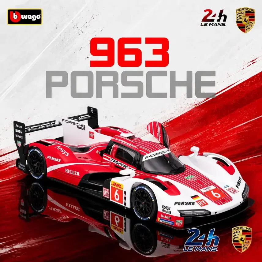 [BUNJANG] Porsche 963 Hypercar 1/24 Diecast Model / [새상품, 무료배송] 정품 포르쉐 963 하이퍼카 1/24 다이캐스트
