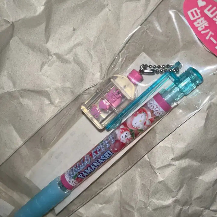 [BUNJANG] Sanrio Classic Kitty Mechanical Pencil Set (Peach Kitty, Yamanashi Kitty, PET Bottle Kitty) / 고전키티샤프/복숭아키티/야마나시키티/페트병키티/킽스/키티스트랩