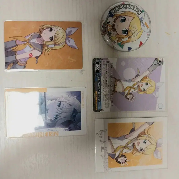 [BUNJANG] Project Sekai Rin 1st/2nd Gen Paper Can Badge Bundle Set / 프로세카 프세카 린 1/2성 지류 캔벳지 버싱벤 니고린 이픽 일괄