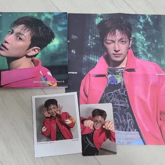 [BUNJANG] ATEEZ GOLDEN HOUR Part.5 DIGIPACK VER / 에이티즈 골든아워5 디지팩 개봉앨범 민기&amp;홍중