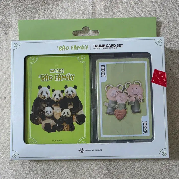 [BUNJANG] Everland Bao Family Trump Cards / 에버랜드 바오패밀리 트럼프 카드
