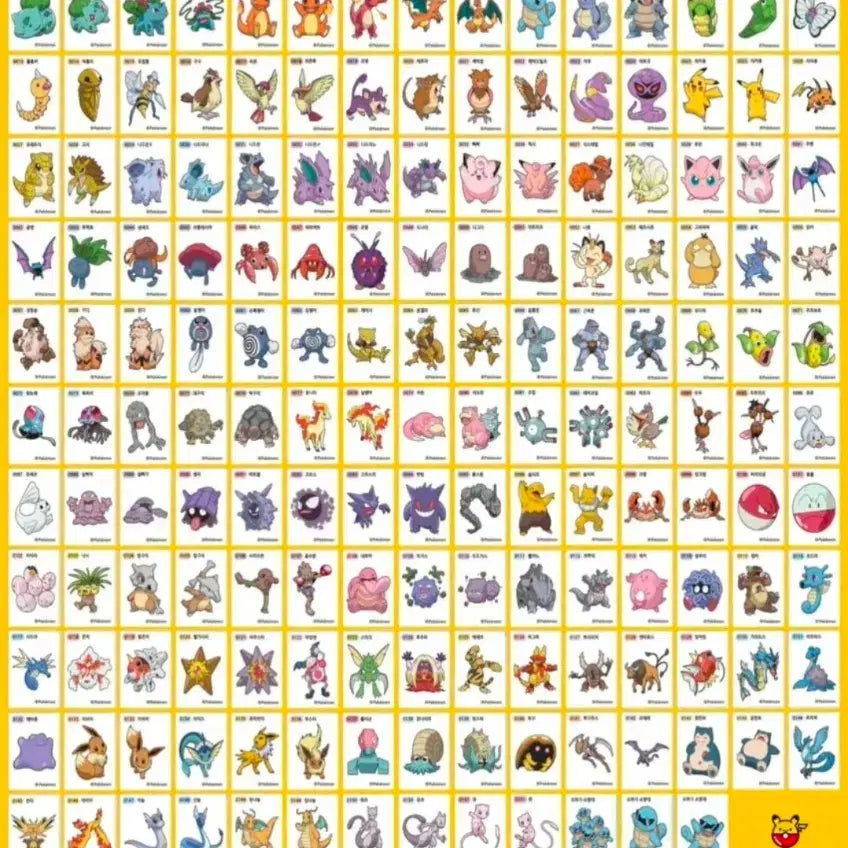 [BUNJANG] Pokemon Season 1 &amp; 2 Complete Set Sticker Collection / 포켓몬 시즌 1 시즌2 띠부씰 전종 판매합니다