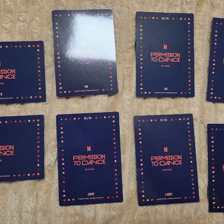 [BUNJANG] BTS Permission to Dance On Stage Photocard Set / BTS PTD photocard 1set