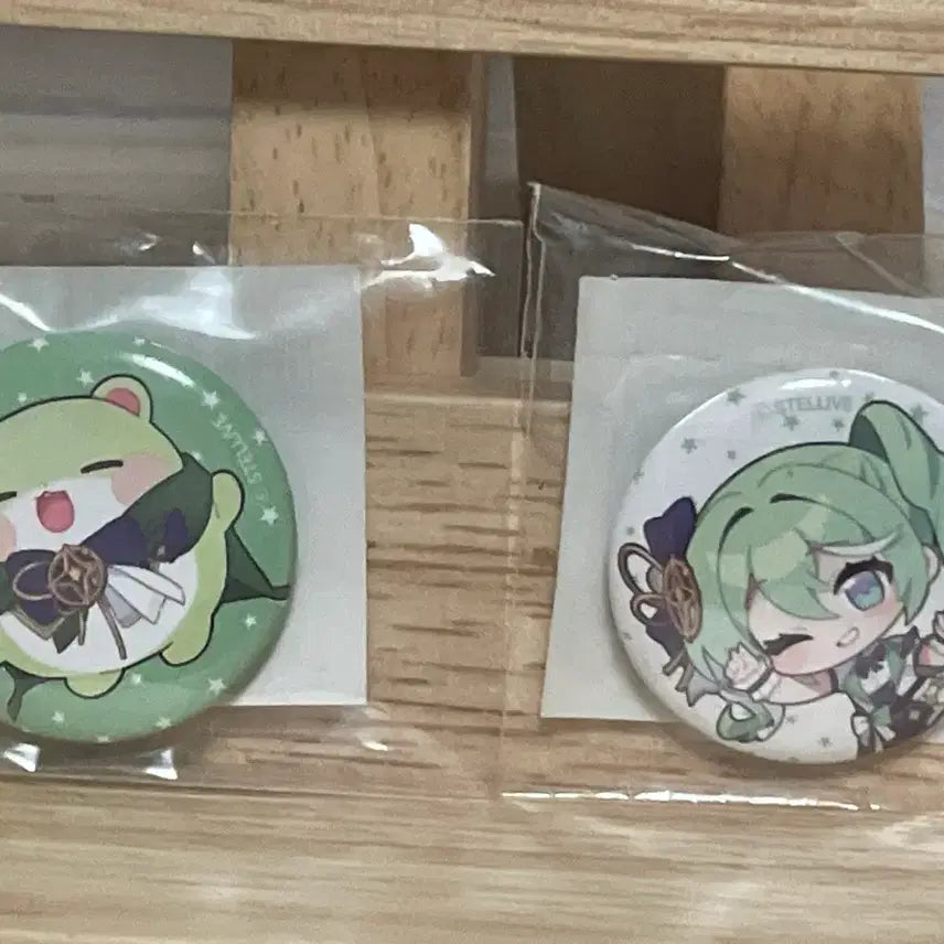 [BUNJANG] Stellive Rico, Chico Speca Sealed Can Badge Bundle Set / 스텔라이브 리코, 치코 스페카 미개봉 캔뱃지 일괄 판매