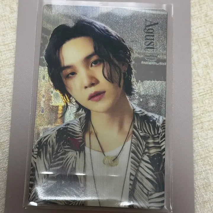 [BUNJANG] BTS Suga AgustD Metal Photocard / BTS 방탄 슈가(AgustD)메탈 포카