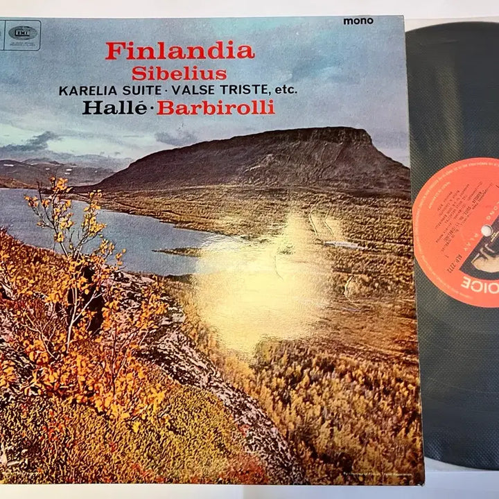 [BUNJANG] Sir John Barbirolli Conducting Hallé Orchestra - Sibelius Finlandia LP (Mono First Pressing) / 모노초반) 시벨리우스 핀란디아 LP 바이올린 협주곡
