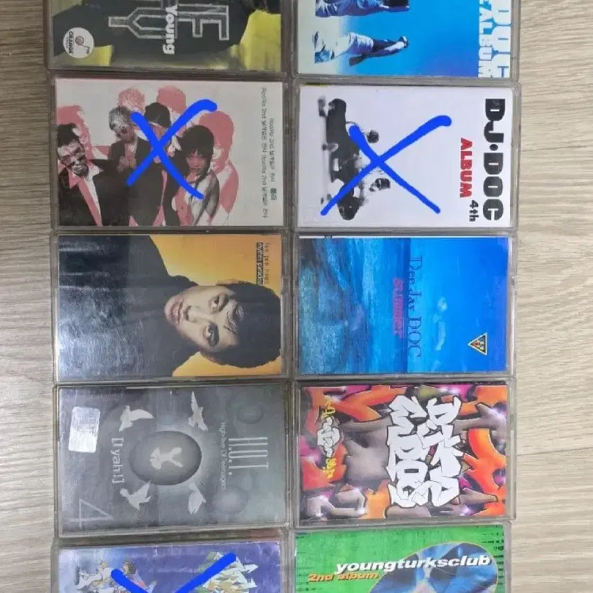 [BUNJANG] 1990s K-Pop Cassette Tapes Bundle (H.O.T., Sechs Kies, DJ DOC) / 90년대 가요 카세트 테이프 18개 팝니다(HOT 젝스키스 DJDOC 김