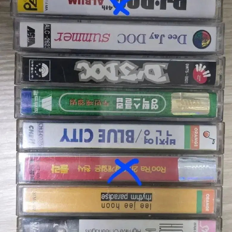 [BUNJANG] 1990s K-Pop Cassette Tapes Bundle (H.O.T., Sechs Kies, DJ DOC) / 90년대 가요 카세트 테이프 18개 팝니다(HOT 젝스키스 DJDOC 김