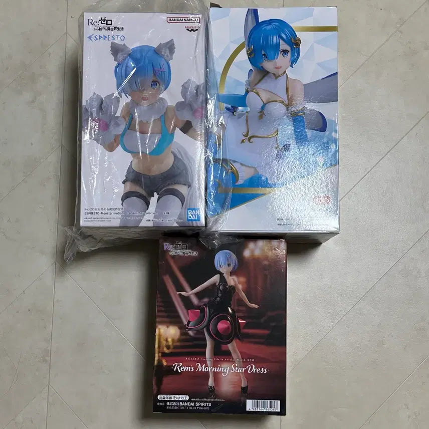 [BUNJANG] Rem Figure Bundle Set / 리제로 렘 피규어 일괄
