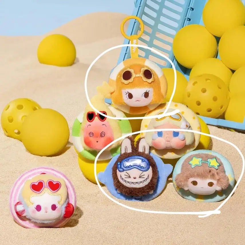 [BUNJANG] Pop Mart POPBEANS Journey to the Island 3-Item Bundle Set (Sealed) / [팝마트 정품/박스미개봉]팝빈 섬으로 떠나는 여행 미니인형키링 3종 일괄
